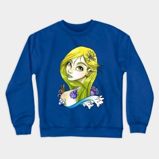 beautiful mermaid Crewneck Sweatshirt